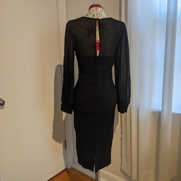 Black pencil dress size Small - Picture 7 of 16